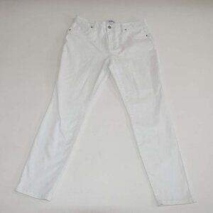 D. Jeans Women's Sateen High Waist Ankle Jeans Size 10 NWT White Stretch Pants